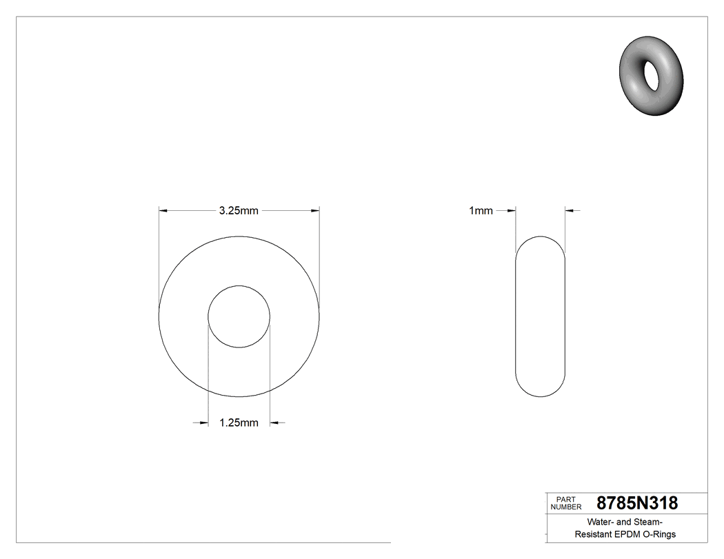 Technical drawing - 8785N318